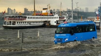 Siddetli yagmur sonrası Üsküdar'ı su bastı ! | Hava Forum I ...